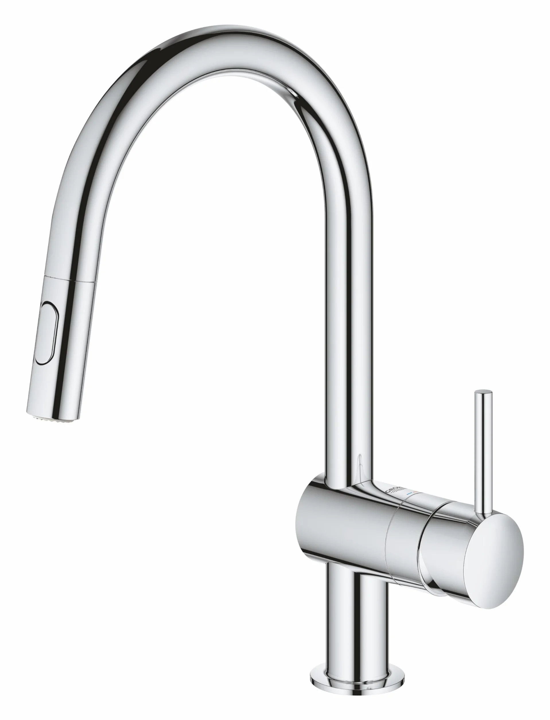 GROHE Rubinetto Miscelatore Monocomando per Lavello, Grigio (Cromo) 32321002