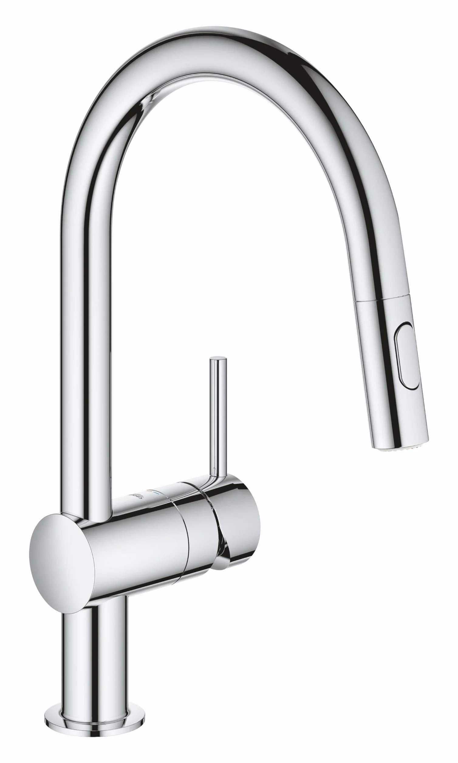 GROHE Rubinetto Miscelatore Monocomando per Lavello, Grigio (Cromo) 32321002