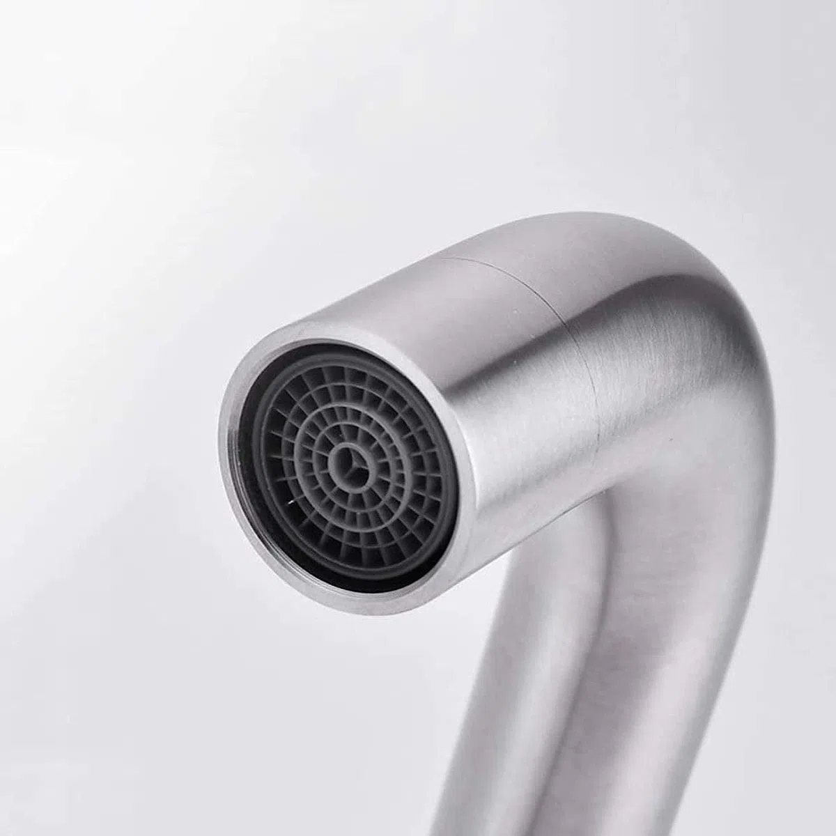 Rubinetto caldo e freddo Rubinetti con maniglia monoforo pieghevoli rotanti a 360 gradi Installazione sul piano due miscelatori for tubo flessibile da 60 cm