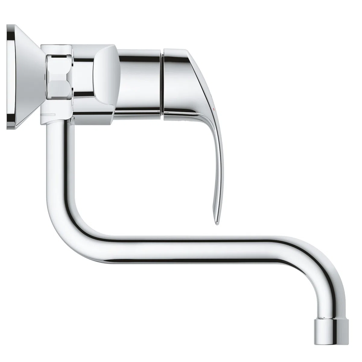 GROHE Miscelatore Monocomando a Parete per Lavello, Grigio (Cromo), 217 mm 31391002