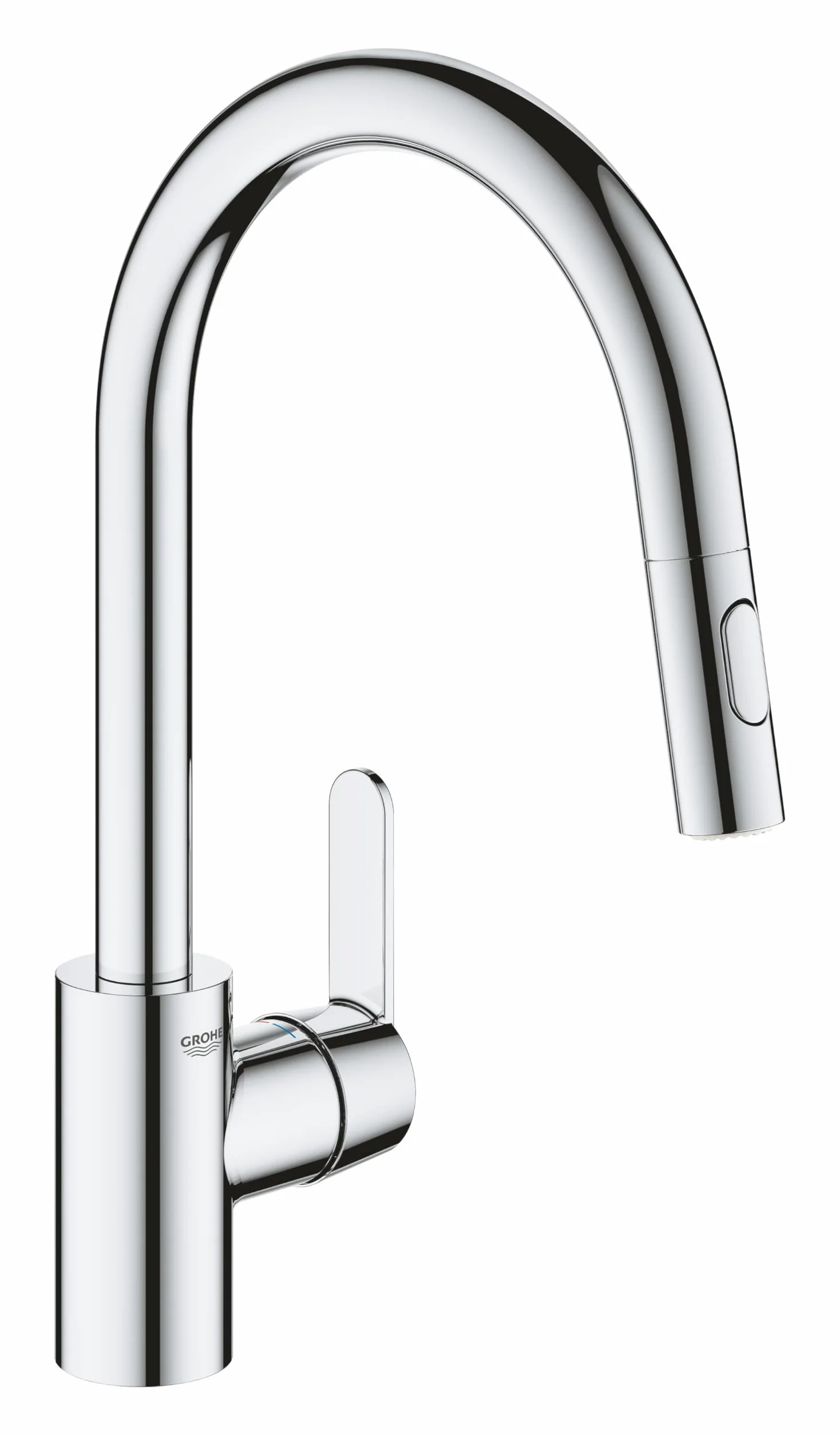 Grohe Get Rubinetto Miscelatore Monocomando per Lavello, 31484001