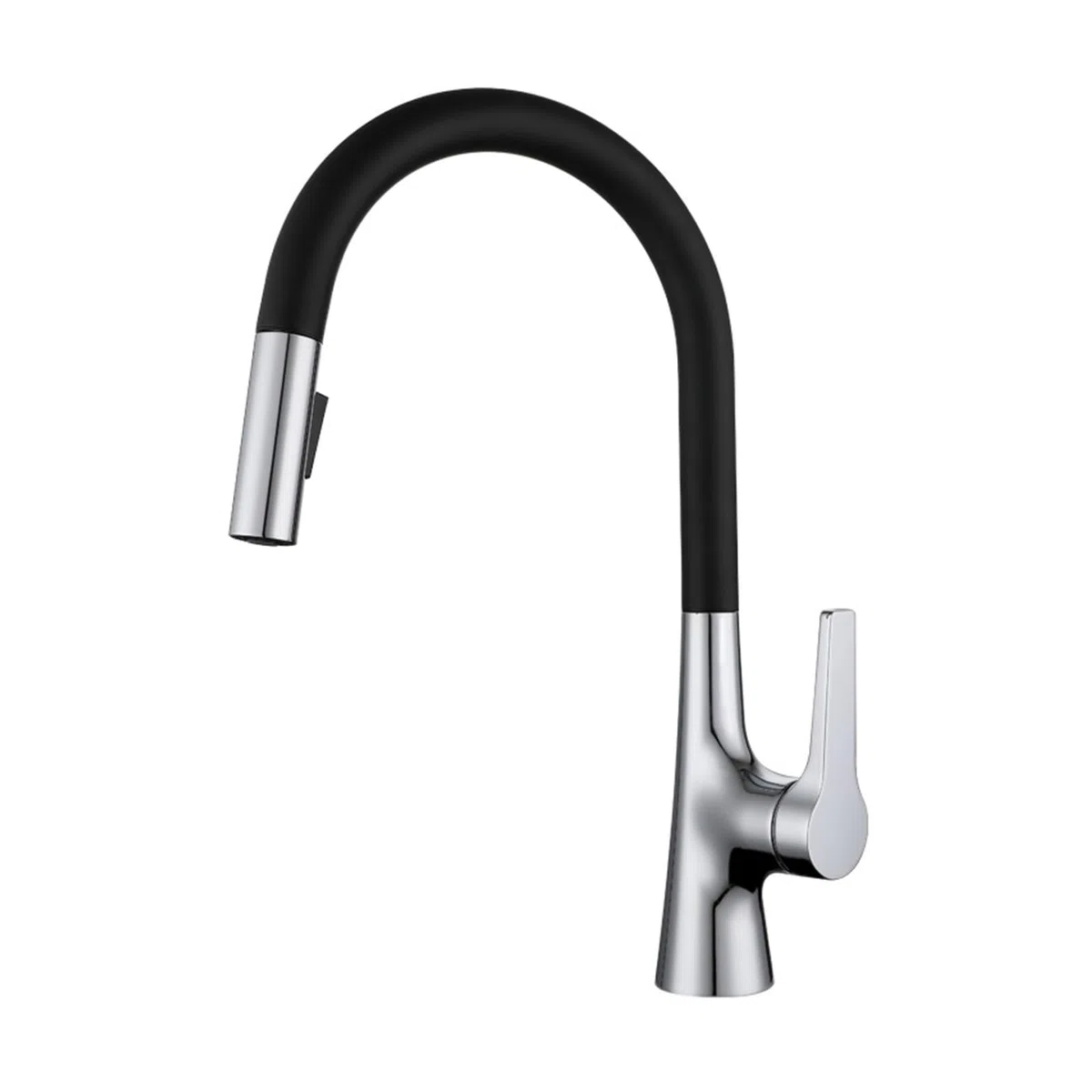 Rubinetto da Cucina Montato in Ottone a Due funzioni a Due funzioni tiri per Estrazione Calda e Acqua Fredda (Grigio V72-)