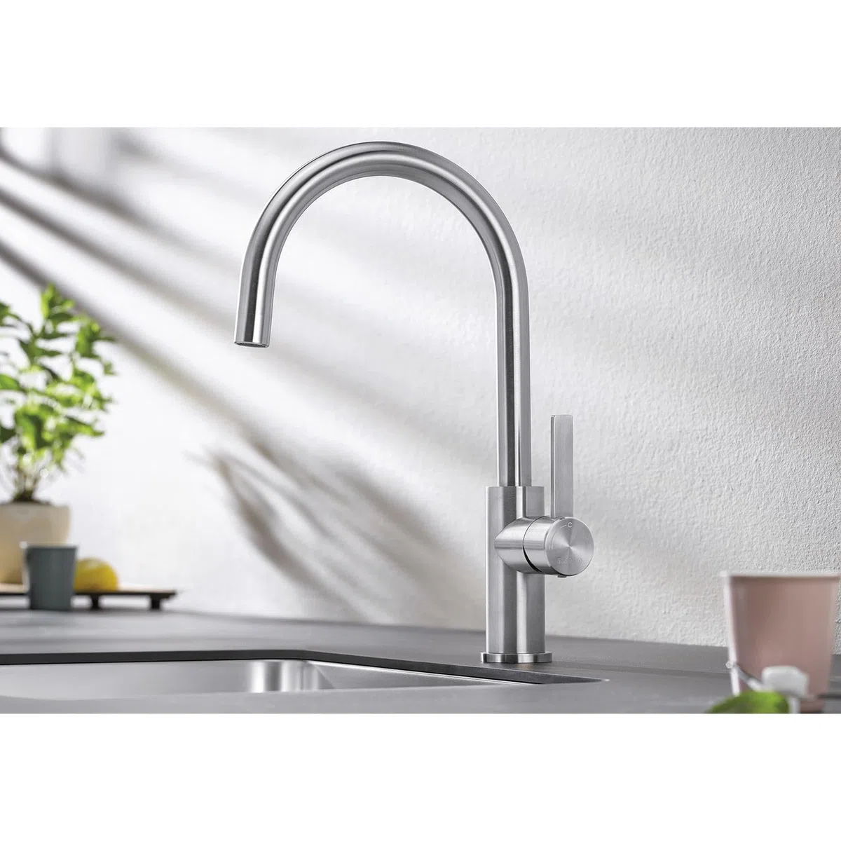 BLANCO 523120 Candor Rubinetto da Cucina in Acciaio Inox Spazzolato