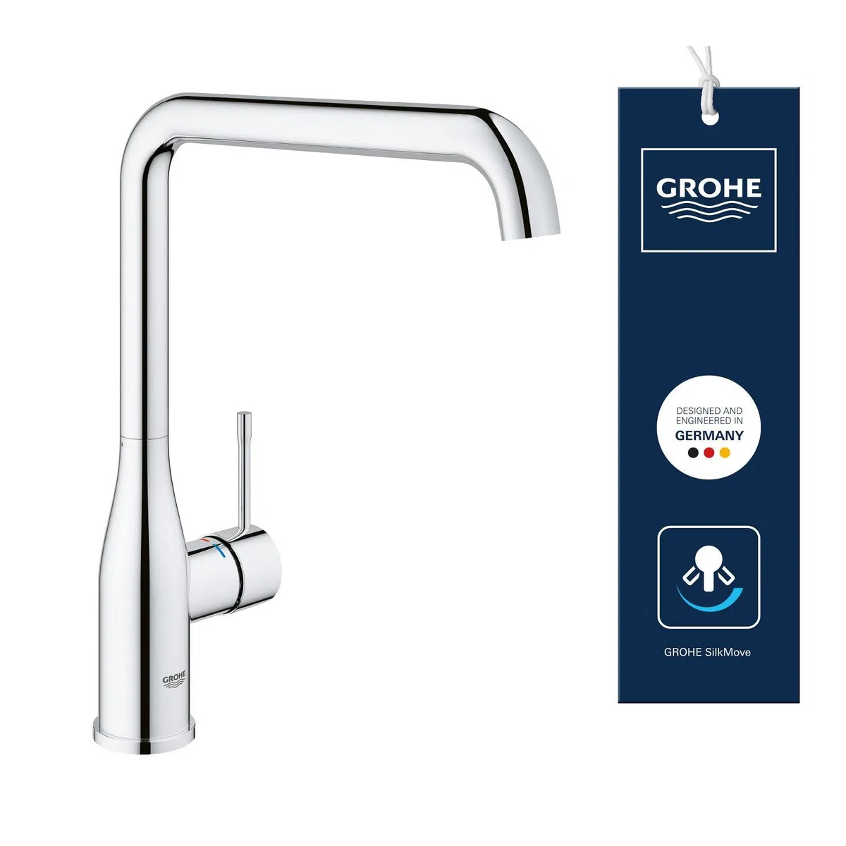 Grohe Miscelatore Monocomando per Lavello Essence New, Cromo 30269000